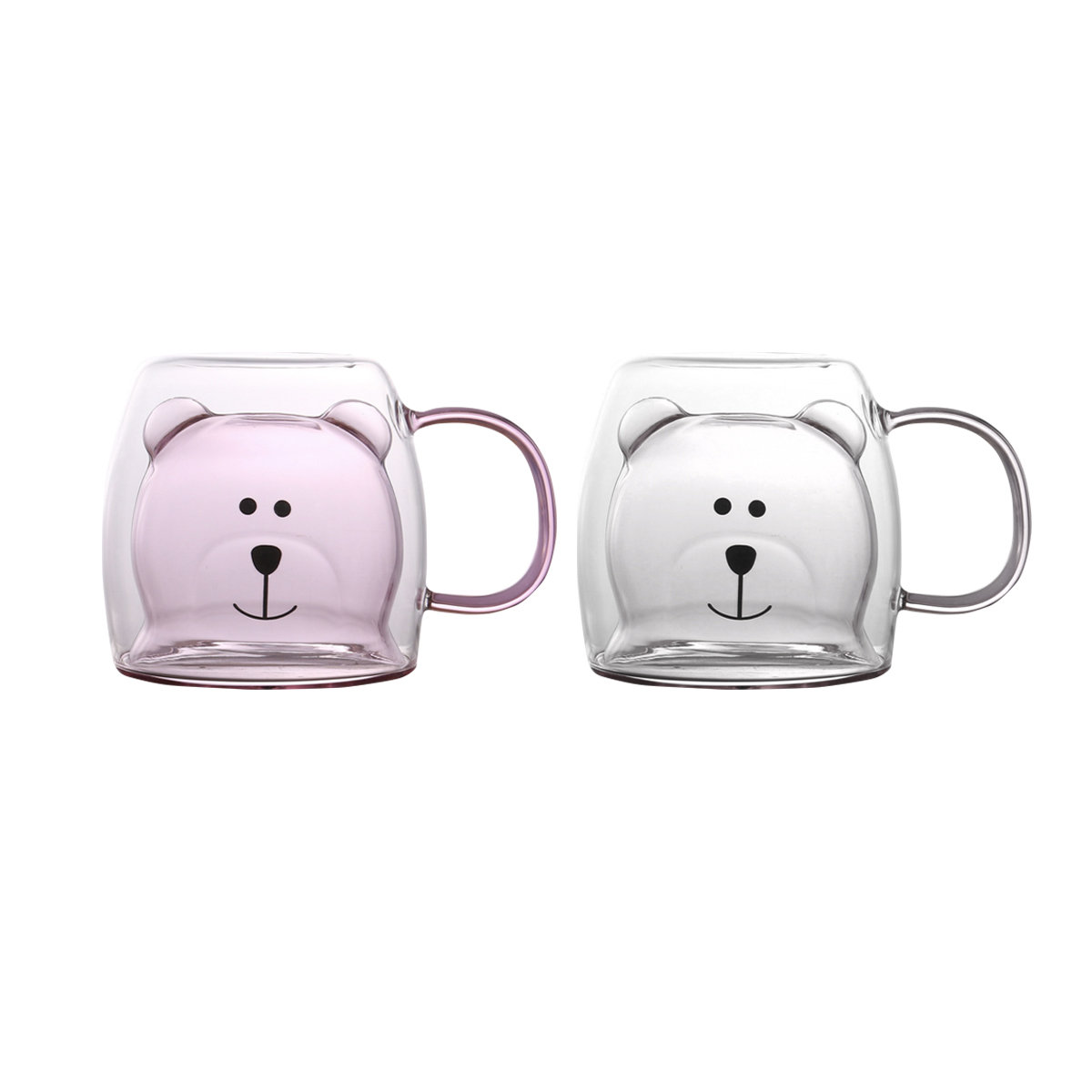 Adorable Bear Double-layer Glass Cup (250ml)
